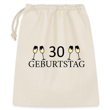 30th Birthday 30 Years - Gift Bag 40 x 50 cm - nature - Front