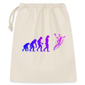 Handball Liebe zum Anziehen für Männer - Geschenkbeutel aus Baumwolle (40 x 50 cm) - Natur - Vorne