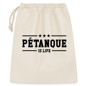 Petanque is life - Gift Bag 40 x 50 cm - nature - Front