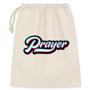 Gebet Prayer Christliche Motive - Geschenkbeutel aus Baumwolle (40 x 50 cm) - Natur - Vorne