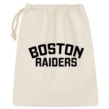 Boston Raiders - Geschenkbeutel aus Baumwolle (40 x 50 cm) - Natur - Vorne