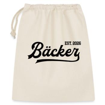 Examen d’apprentissage en boulangerie Baker 2026 - Sac cadeau 40 x 50 cm - nature - Devant