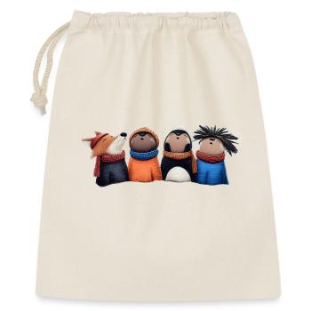 Night Watch Wooligans – Funny Woodland Animals - Gift Bag 40 x 50 cm - nature - Front