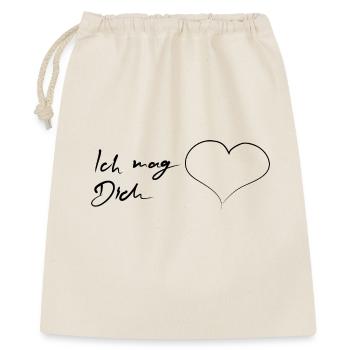 I like you with heart - Gift Bag 40 x 50 cm - nature - Front