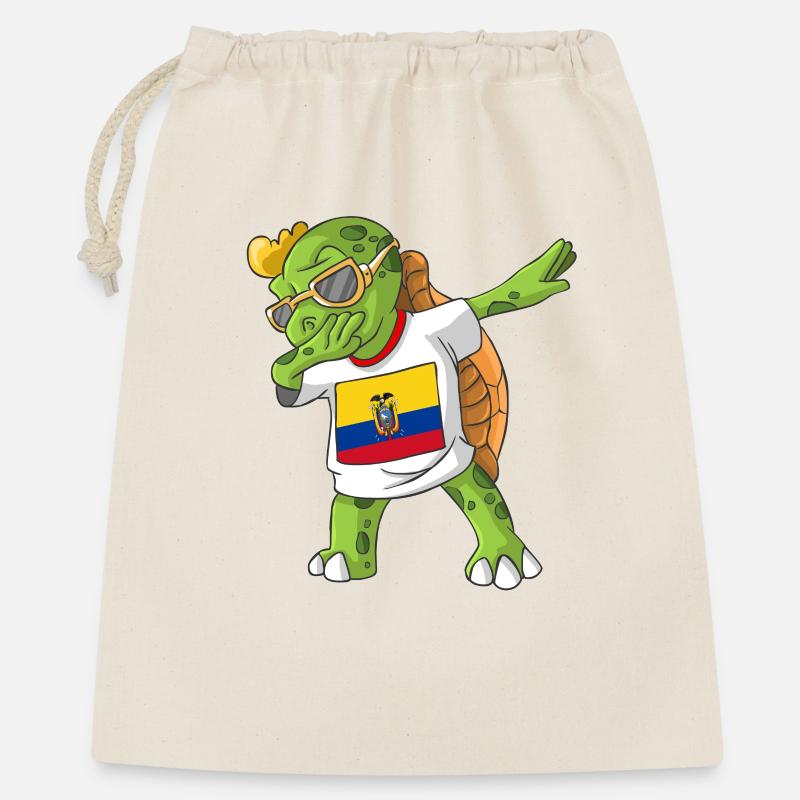 Ecuador Dabbing turtle - Gift Bag 40 x 50 cm - nature