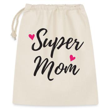 Super Mom - Gift Bag 40 x 50 cm - nature - Front