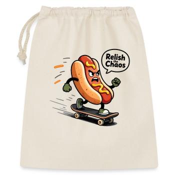 Furious Hot Dog – Humor Street Food Chaos - Gift Bag 40 x 50 cm - nature - Front