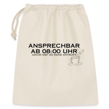 Disponible à partir de 08h00. - Sac cadeau 40 x 50 cm - nature - Devant