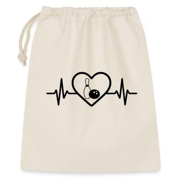 Bowling Heart Leisure - Gift Bag 40 x 50 cm - nature - Front