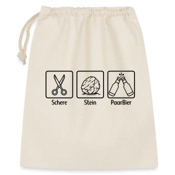 Scissors Stone Paper - Pair of Beers - Gift Bag 40 x 50 cm - nature - Front