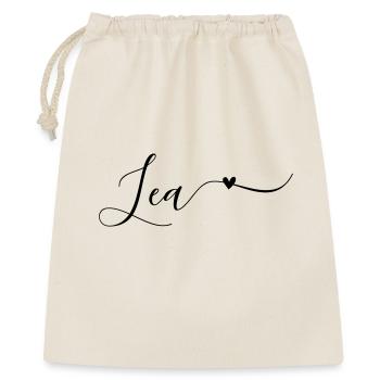 Lea Prénom Décoratif - Sac cadeau 40 x 50 cm - nature - Devant