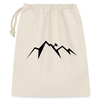 Skiers in mountain scenery - Gift Bag 40 x 50 cm - nature - Front