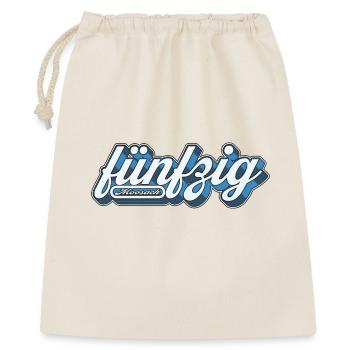 Moosach fünfzig Retro fuenfzig 50 München Minga   - Geschenkbeutel aus Baumwolle (40 x 50 cm) - Natur - Vorne