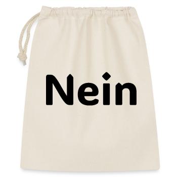 Nein – Lustiger Deutscher Statement Spruch - Sac cadeau 40 x 50 cm - nature - Devant
