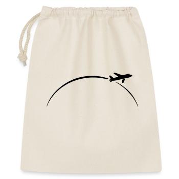 avion - Sac cadeau 40 x 50 cm - nature - Devant