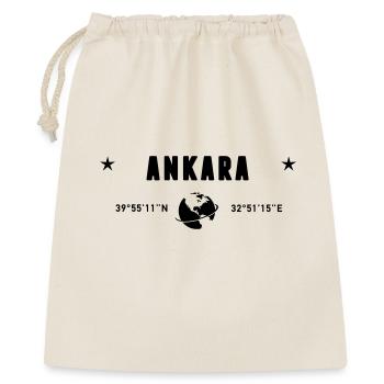 Ankara Turkey Coordinates Planet Earth - Gift Bag 40 x 50 cm - nature - Front