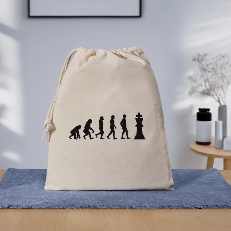Evolution du jeu d’échecs Sac cadeau 40 x 50 cm