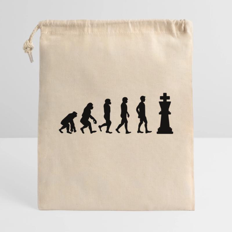 Evolution du jeu d’échecs Sac cadeau 40 x 50 cm