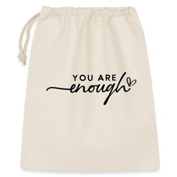 You Are Enough – Self-Love & Motivation - Gift Bag 40 x 50 cm - nature - Front