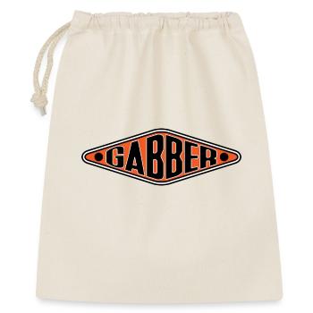 Gabber Shirt - Hardcore Techno Rave Vibes - Gift Bag 40 x 50 cm - nature - Front