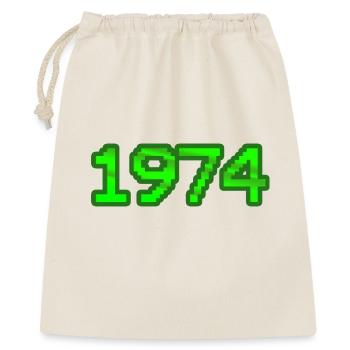 Ordinateur 1974 - Sac cadeau 40 x 50 cm - nature - Devant