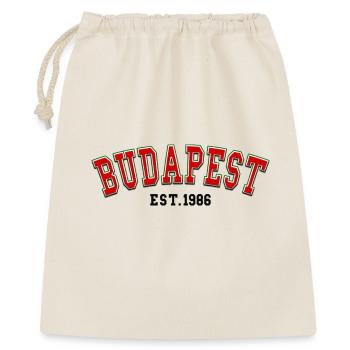 Budapest, gegründet 1986 - Geschenkbeutel aus Baumwolle (40 x 50 cm) - Natur - Vorne