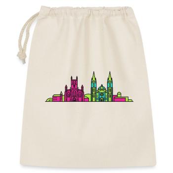 Paisley City Skyline Abbey Modern Line Art - Gift Bag 40 x 50 cm - nature - Front