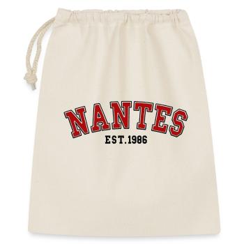 Nantes fondée en 1986 - Sac cadeau 40 x 50 cm - nature - Devant