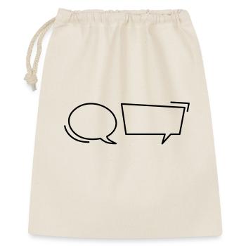 Comic speech bubbles - Gift Bag 40 x 50 cm - nature - Front