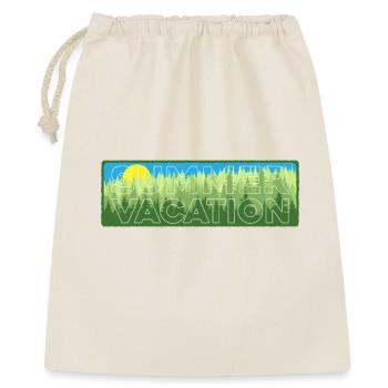 Summer Vacation Hiking Outline - Gift Bag 40 x 50 cm - nature - Front