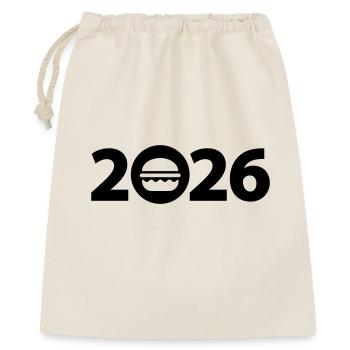 Burgers 2026, hamburgers 2026, fast food 2026 - Gift Bag 40 x 50 cm - nature - Front