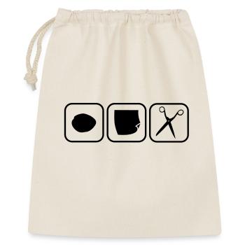 schnickschnack schnuck - Rock paper scissors - Gift Bag 40 x 50 cm - nature - Front