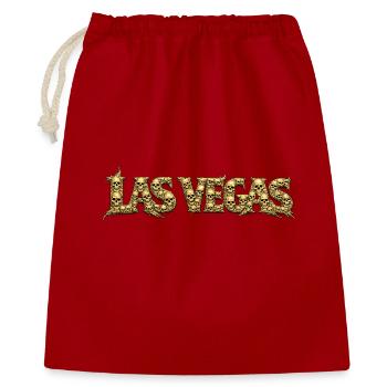 LAS VEGAS | Fontaine du Crâne d’Or - Sac cadeau 40 x 50 cm - rouge - Devant