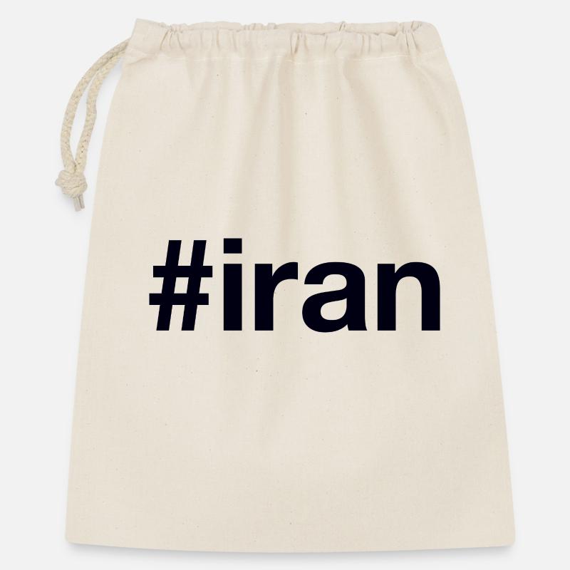 Iran Hashtag - Gift Bag 40 x 50 cm - nature