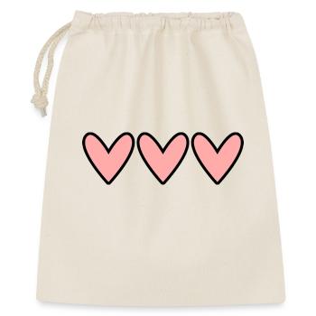 HEART. MAMMA. MOTHER'S DAY. PARTY. HAPPY BIRTHDAY - Gift Bag 40 x 50 cm - nature - Front