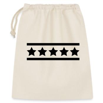 sterne_symbol - Sac cadeau 40 x 50 cm - nature - Devant