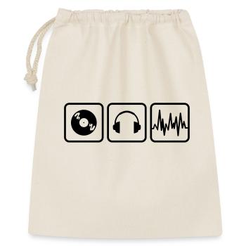 dj - Gift Bag 40 x 50 cm - nature - Front