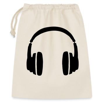 DJ Casque - Sac cadeau 40 x 50 cm - nature - Devant