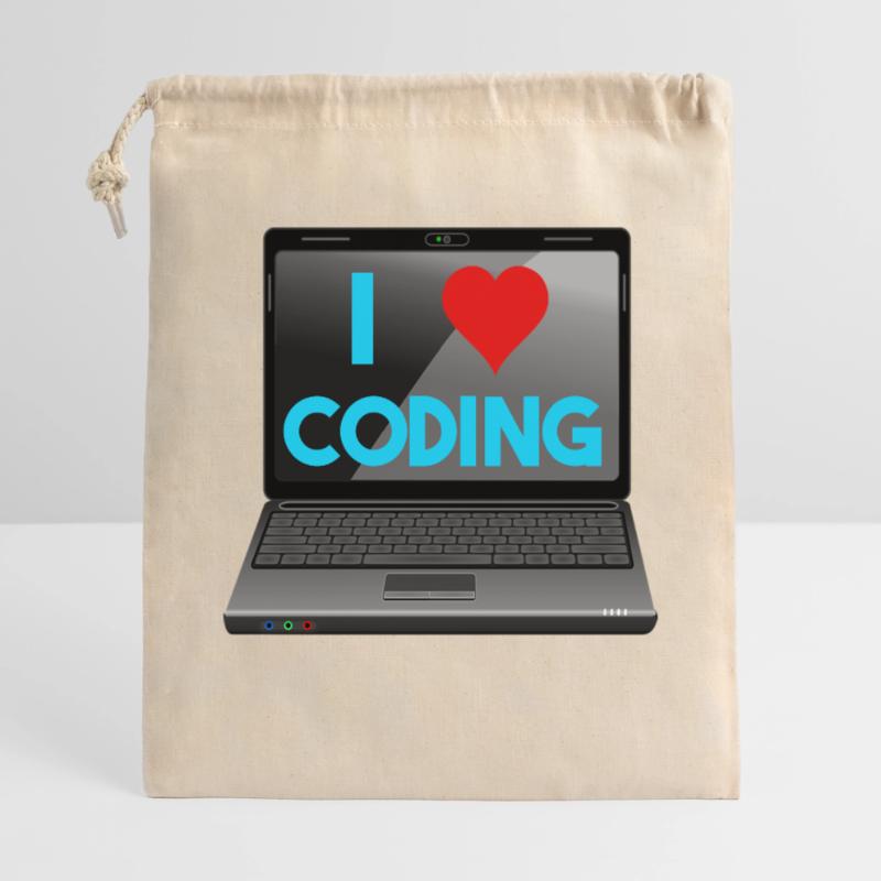 Programmieren, Programmierer, Informatiker Geschenkbeutel aus Baumwolle (40 x 50 cm)