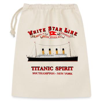 TITANIC SPIRIT CREATION LOUIS RUNEMBERG ADAGP - Gift Bag 40 x 50 cm - nature - Front