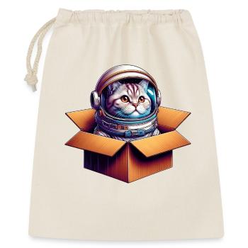 Chat astronaute - Sac cadeau 40 x 50 cm - nature - Devant