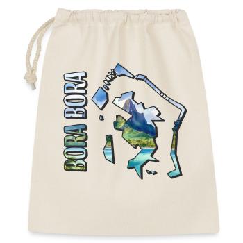 Carte à l’aquarelle Bora Bora - Sac cadeau 40 x 50 cm - nature - Devant