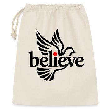 believe pigeon - Gift Bag 40 x 50 cm - nature - Front