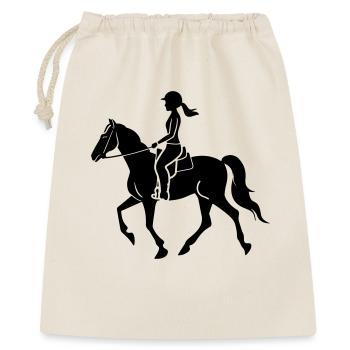 Équitation - Sac cadeau 40 x 50 cm - nature - Devant