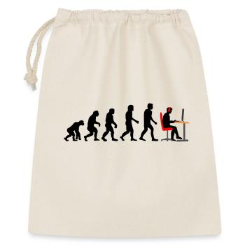 Gamer Evolution 2 - Geschenkbeutel aus Baumwolle (40 x 50 cm) - Natur - Vorne