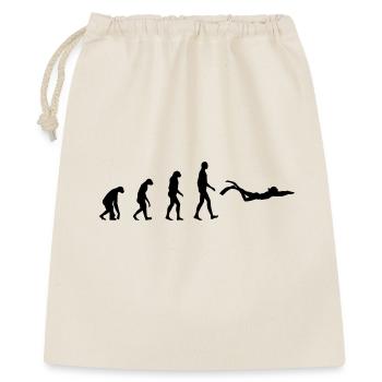 Diving - Geschenkbeutel aus Baumwolle (40 x 50 cm) - Natur - Vorne