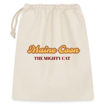 Maine Coon - The mighty Cat - Sac cadeau 40 x 50 cm - nature - Devant