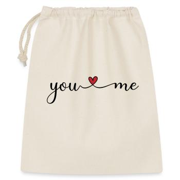 You and me - Gift Bag 40 x 50 cm - nature - Front