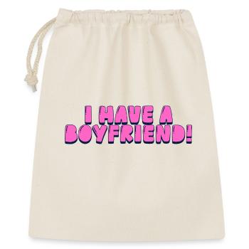 I have boyfriend! - Gift Bag 40 x 50 cm - nature - Front