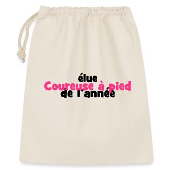 Course à Pied / Running / Jogging / Coureur - Sac cadeau 40 x 50 cm - nature - Devant